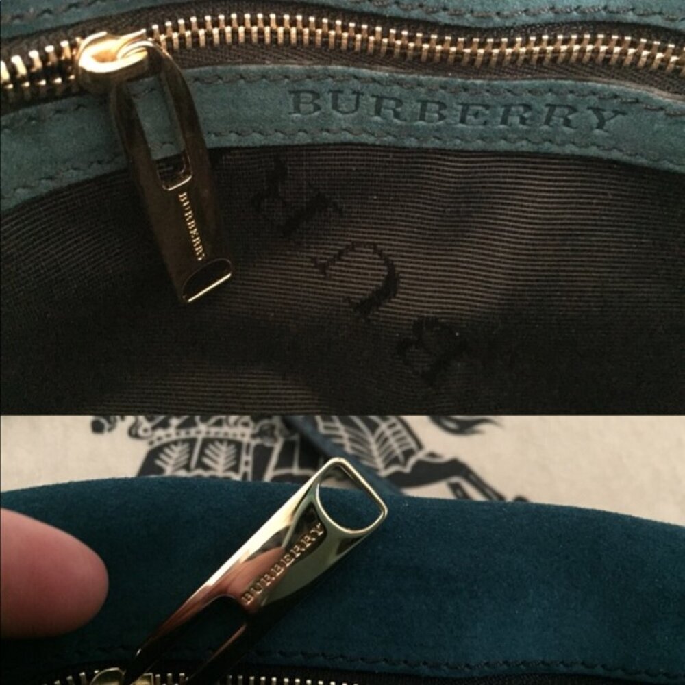 ✨ Authentic Burberry Mildenhall Crossbody Bag in Pebbled Leather - Deep Green ✨ - Picture 10 of 12